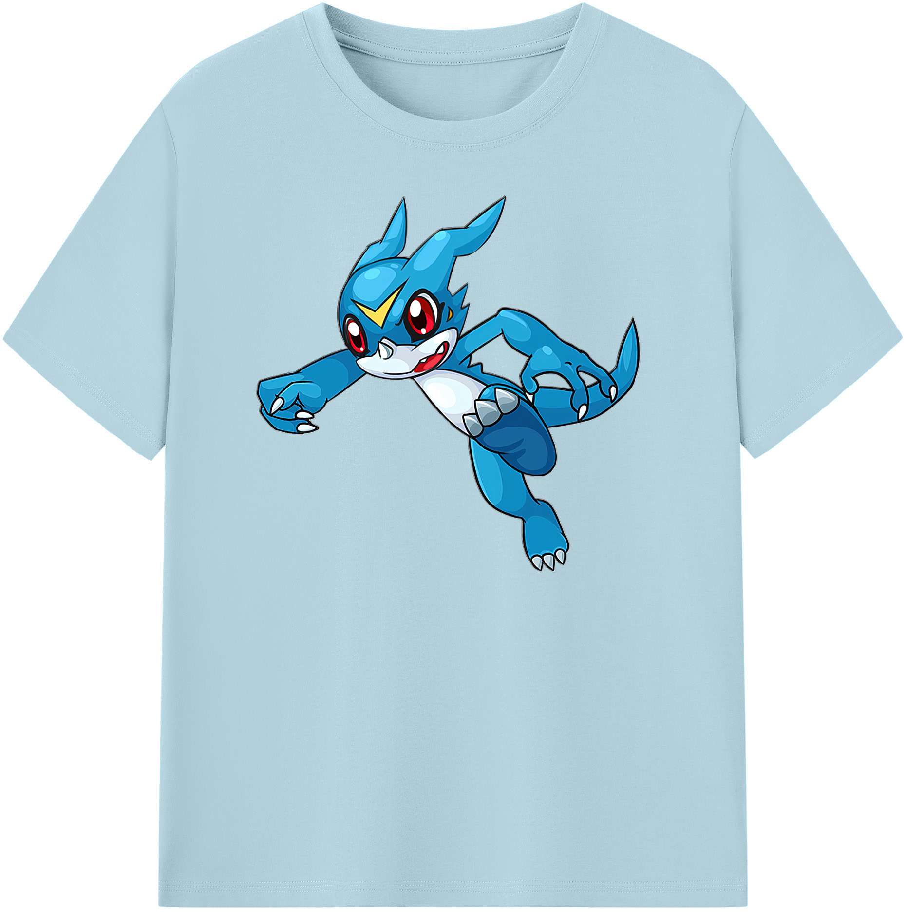 （画像用） Digimon デジタルモンスター/デジモン 綿100％半袖Tシャツ（フロントプリント）